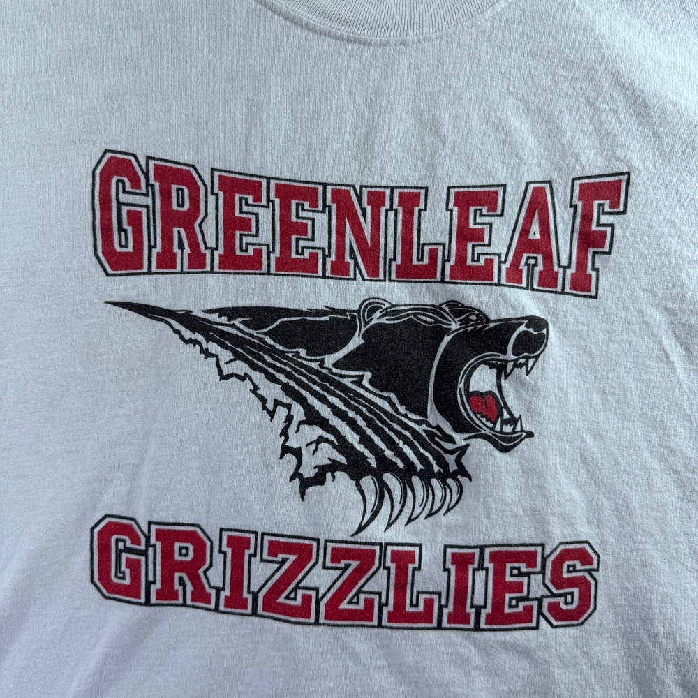 Champion Greenleaf Grizzlies T Shirt Mens 2XL White Short Sleeve Cotton Graphic - Picture 6 of 7